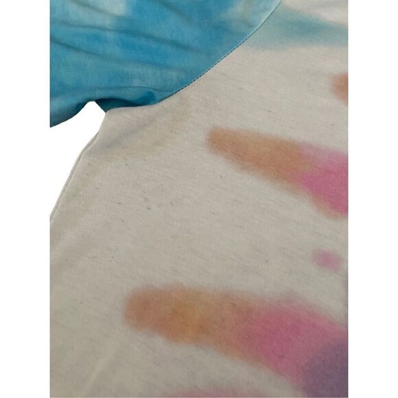 Tie Dye T Shirt Casual Sleepwear Hippie Funky Colorful Lounge - Picture 6 of 11